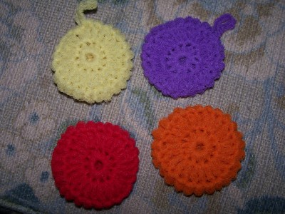 Crocheted Scrubbies- Pot Scrubbers - YouTube