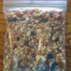 granola in Ziplock bag