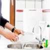 Man Washing Dishes