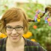 Woman with a Pippi Longstocking Costume