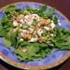 large Goat Cheese and Bacon Salad on a Plate