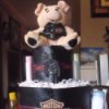 Top of Harley diaper cake.