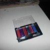 Faux Make-up For Playtime, using nail polish and a recycled makeup case.