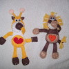 Reindeer and Lion Magnents