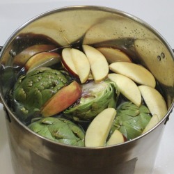 Making Artichoke Tea