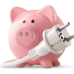 Saving Money on Utilities, Energy Savings Piggy Bank