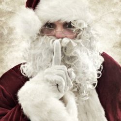 Hushing Santa