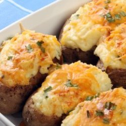 Twice Baked Potato Recipes, Twice baked potatoes.