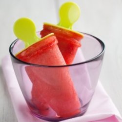 Homemade popsicles.