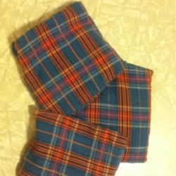 Three of the finished juggling squares.