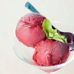 strawberry sorbet
