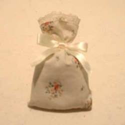 A sachet for holding lavender.