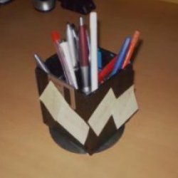 floppy disk pen holder