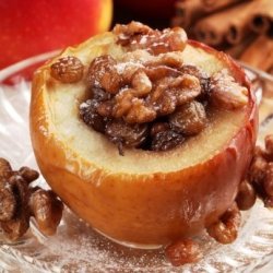 Baked apple.