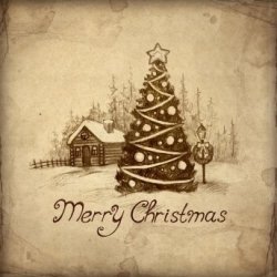 Old Christmas card.