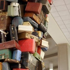 storing luggage