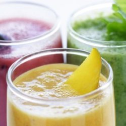 Colorful Fruit Smoothies
