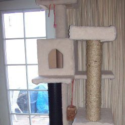 Homemade cat tree