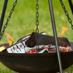 Wood Burning in Fireplace