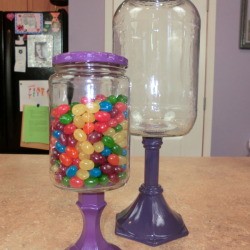 Completed Candy Jars