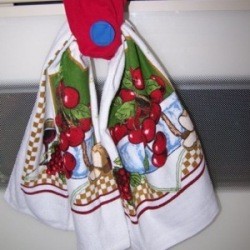 finished towel holder