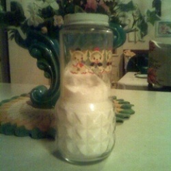 Cleaning with baking soda.