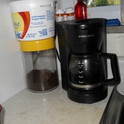 Oxy Clean Box used for coffee filters