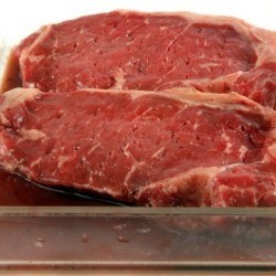Marinating Steak in Glass Dish