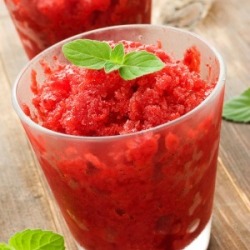 Fruit Slush With Mint