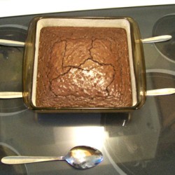 A cooling rack made from 4 spoons