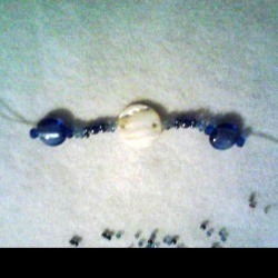 Bracelet in process.