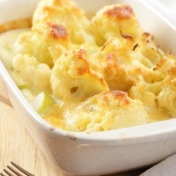 Cheesy Baked Cauliflower