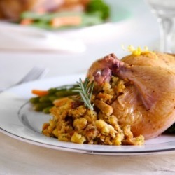 Cornish Game Hen with Rice