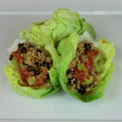 Spicy Quinoa Lettuce Wraps