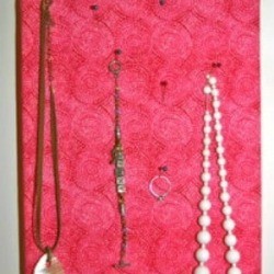 Homemade Jewelry Organizer