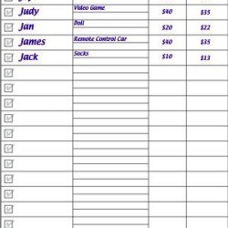 Creating a Christmas List