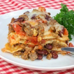 Taco Bake on Picnic Table