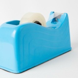 Scotch Tape in Blue Dispenser