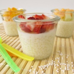 Tapioca Pudding with Fruit.