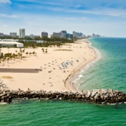 Ft. Lauderdale Beach in Florida.