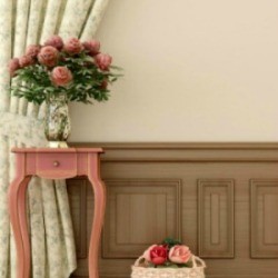 Beautifully, yet inexpensively, decorated room.