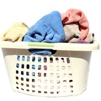 Laundry in basket