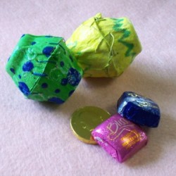 Some Easter eggs made from 