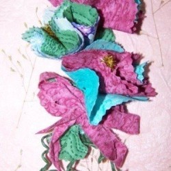 Fabric Easter Corsage