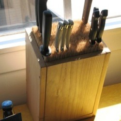 Bamboo Skewer Knife Holder