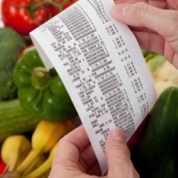 shopping receipt