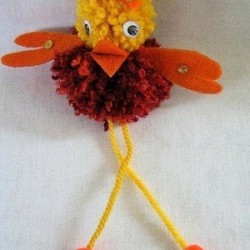Cute Pompom Chick - finished