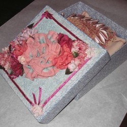 decorated storage box