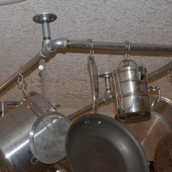 Homemade Pot Rack