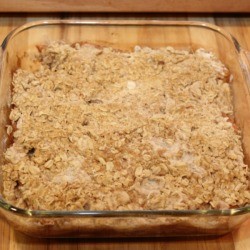 cinnamon apple crumble